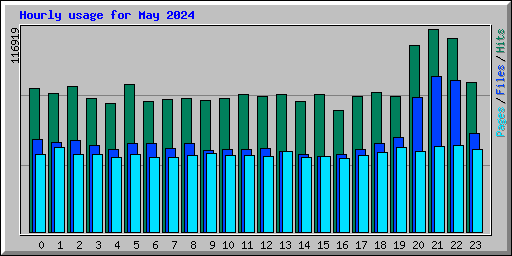 Hourly usage for May 2024